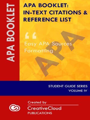 cover image of APA BOOKLET